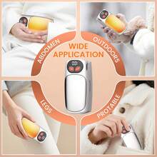 Rechargeable Hand Warmer 2*3000mAh Battery, Magnetic Heating Warmer, Suitable For Outdoor Sports, USB-C Portable, Gift For Men And Women For Skiing, Hiking, And Fishing Christmas Gifts, Hand Warmers, Gifts For Men, Stocking Stuffers, Hand Warmers Rechargeable - Multicolor - View 9