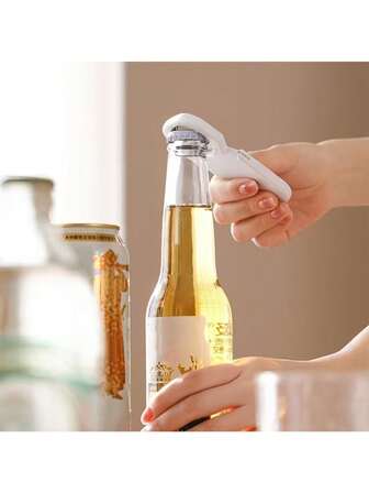 Abridor magnético 3 en 1, abre botellas, latas y lengüetas, abrebotellas de cerveza y refrescos para uso doméstico