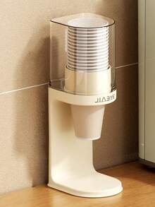 1个桌面一次性纸杯架，无需钻孔，家用收纳盒，商用咖啡厅酒吧餐厅壁挂式纸杯架，饮水机杯架，适用于家庭办公室 - 彩色 - 查看 5