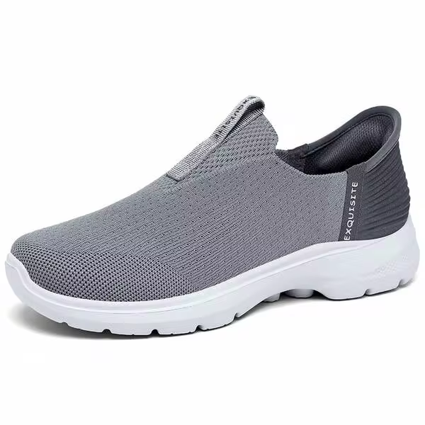 Mesh Breathable Slip-On Men's Shoes Casual Lightweight Lazy Shoes