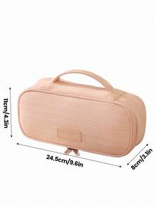 1/2 unidades Nova Necessaire Simples e Moderna em Veludo Cotelê, Essencial para Volta às Aulas, Estojo de Maquiagem Portátil, Estojo Multifuncional para Lápis, Porta-Pincéis de Maquiagem, Ideal para Dormitórios e Viagens, Material Escolar, Bolsa de Maquiagem, Necessaire de Viagem, Essencial para Viagem, Grande Capacidade, Bolsa de Maquiagem Grande, Presentes de Natal, Bolsa, Viagem, Presentes para Mulheres, Essencial de Viagem Feminino, Bolsa, Bolsa de Mão/Pequena, Organizador de Maquiagem, Bolsa, Porta-Pincéis, Mini Bolsa, Bolsa de Grande Capacidade