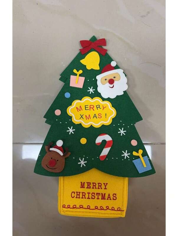 Süße Cartoon Buchstaben Muster Weihnachtsdekoration