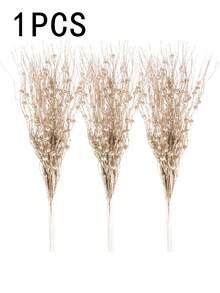 12pcs Sparkling Glitter Christmas Berry Picks - Perfect For DIY Wreaths, Tree Decorations & Holiday Crafts