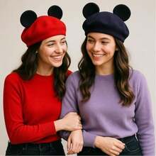 磁性米老鼠耳朵帽子夹，可拆卸磁性迷你耳朵帽饰，棒球帽专用可替换米老鼠耳朵夹，夹式帽子配件，磁性米老鼠耳朵帽饰，适用于棒球帽、卡车帽、连帽衫，可拆卸耳夹，帽子装饰配件，适合家庭在主题公园、派对、万圣节、角色扮演服装、角色扮演配件、角色扮演道具、圣诞节礼物、情人节礼物 - 彩色 - 查看 5