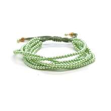 1pc 6-Layer Faux Pearl Bracelet, Multilayer Beaded Adjustable Bracelet, Fashionable Accessory For Women