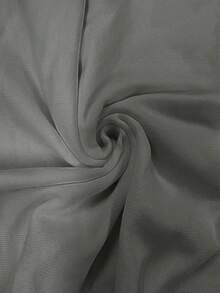 女士休闲优雅纯色露肩蝙蝠袖套头针织卫衣，露肩短款上衣，可爱卫衣，适合春、夏、秋季及开学季穿着 - 灰色 - 查看 12