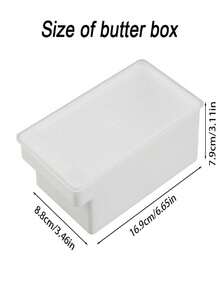 1 Butter Tray With Lid And Cutter Suitable For Countertop, Butter Rack Container With Lid, Multifunctional Butter And Cheese Storage Box With Lid, Handle And Easy To Cut Slicer, Butter Tray For Refrigerator Storage - Perfect For Freshness, Slicing, And Seasoning Organization In The Kitchen