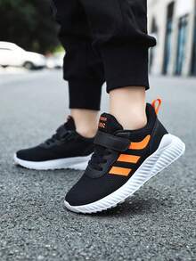 透气网面休闲运动鞋，轻便防滑，经久耐穿，跑步鞋，四季皆宜 - 橘色 - 查看 9