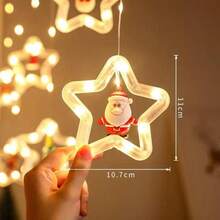 Serie de Luces LED USB Trasparentes con Motivos Navideños para Exteriores e Interiores - Multicolor - Ver 3