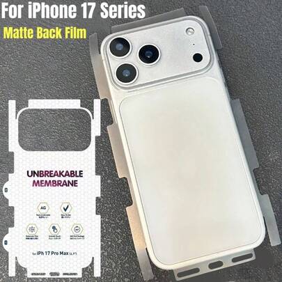 Full Coverage Matte Tempered Glass Screen Protector Compatible With IPhone 17 Pro Max, 17 Air, 17 Pro Max, Hydrogel Film