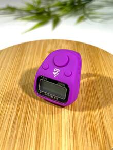 LED Finger Counter With Night Light Indicator, Silicone Material, High Quality, Hundred Reminder Function, 3 Buttons For Counting, Reset, Backlight Display, Convenient Ring Counter For Praying, Knitting, Fitness Tracking And More