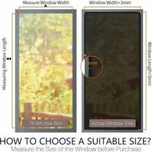 - Pelcula de privacidad para ventana, espejo unidireccional, control de calor, bloqueo, bloqueo, tintado, reflectante esttico, para el hogar, 44.5x 2 metros, plata - Marrón-plata + 17.5 Inch x 6.5 Feet - Ver 6