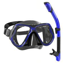 Dry Snorkeling Kit, Panoramic Wide-Angle, Tempered Glass+Silicone Material, Used For Snorkeling And Swimming - Multicolor - View 11