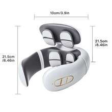 EZIFY Neck Massager - Deep Cervical Massage/Posture Enhancement Support/Portable And Easy To Use, Portable Neck Massager, The Perfect Gift For Men And Women - Máy massage cổ H99 - Trắng - Xem 2