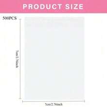 100pcs Transparent Self-Sealing Wax Paper Packaging Bags, Suitable For Gifts, School Supplies, Food Bags, Food Boxes, Candies, Chocolates, Cookies Etc. - Clear - View 19