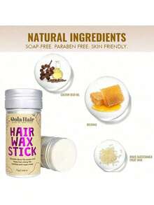 1PC Ideal For Controlling Natural Or Wig Curls And Asymmetric Edges, Non-Greasy, Suitable For Controlling Curls And Edge Laying