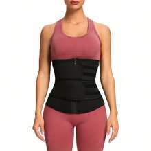 Abdominal Belt, Sports Belt, Fitness Waist Belt,Men's And Women's Waist Belt, Squat Belt, - Black-2XL - 查看 2