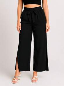 Swisz Women Pants - Black - View 1