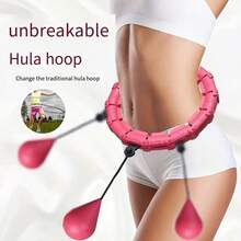 1pc Detachable Smart Abdominal Hoop, 24 Sections Adjustable Detachable , Designed For Fitness