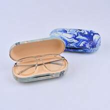 XIANG YU 2-In-1 Dual Layer Contact Lens Case With Mirror & Tweezer, Portable Dual-Sided Contact Lens Storage Box, Sunglasses Pouch, Unisex For Daily Use & Travel - Multicolor - View 5
