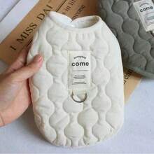 1 件温暖羊毛狗背心 - 寒冷天气宠物夹克，小型犬、幼犬和猫、幼猫户外保暖服装，厚垫宠物服装，秋冬宠物用品