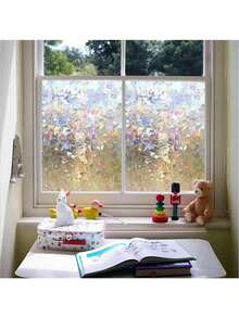 TOPTHEROAD 60x500cm Polarizado Vinilo para Ventana, Pelicula Privacidad Ventanas Película de Vidrio, Adherencia Electrostática, Anti Calor y Adecuado Hogar Oficina (60X500CM) - 60X500 cm - Ver 6