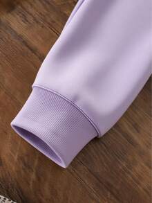 Tween-Mädchen 1 Stück Thermofutter, dick und warm, Kapuzenpullover, geeignet für Kinder, Herbst/Winter, Langarmshirt