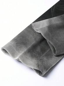 男士四季暗黑死神印花圆领长袖T恤