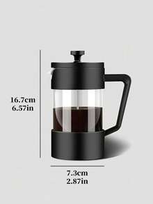 Coffee Pot, French Press Coffee Filter, Tea & Coffee Maker, French Press Coffee Maker, Multi-Function Tea & Coffee Brewer, French Press Pot, Residue Separation, Concentrated Coffee Extractor - Multicolor - View 14