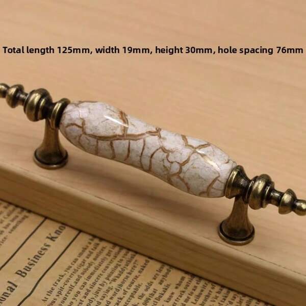 Luxuriöse Marmor Schranktürgriffe, neue Kleiderschranktürknöpfe, elegante vintage Küchenschranktürgriffe für Zuhause, universell