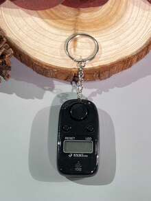 Contador de cuentas de oración budista con textura de grano de madera, herramienta portátil de contador de canto con pantalla electrónica y luz LED - Multicolor - Ver 10