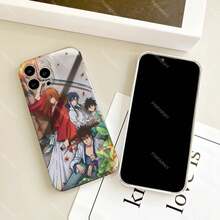 Funda de teléfono Funda de teléfono K-Kenshin Compatible con 17 R-Rurouni 16 15 14 13 12 11 Plus Pro Max Mini Cubierta brillante HD Película protectora dura - Compatible con Funda 17, Funda 17 Pro, Funda 17 Pro Max - Z3 - Ver 7
