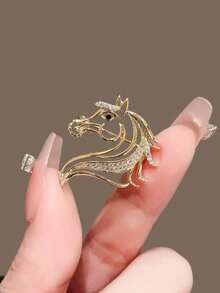 1枚高级胸针，高端生肖动物胸针，可作为西装、围巾、外套的装饰配饰，优雅日常穿着。