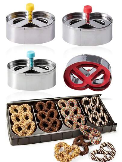 1 pieza Molde clásico para galletas, molde para galletas, molde para galletas de prensa manual, molde para galletas de acero inoxidable, máquinas de cortar pan, moldes de cortar verduras, máquinas de cortar frutas, decoraciones para pasteles, utensilios de hornear, utensilios de cocina