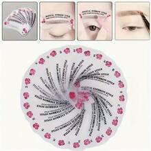 24pcs DIY Eyebrow Stencil & Eyebrow Pencil Set, 24 Reusable Eyebrow Stencil Cards, Suitable For Beginners Eyebrow Stencil Template