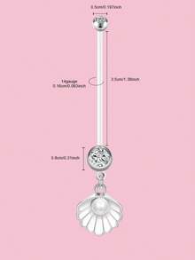 14G Pregnancy Belly Button Rings Flexible Bioplastic Sport Maternity Belly Ring Retainer For Women Navel Piercing Retainer