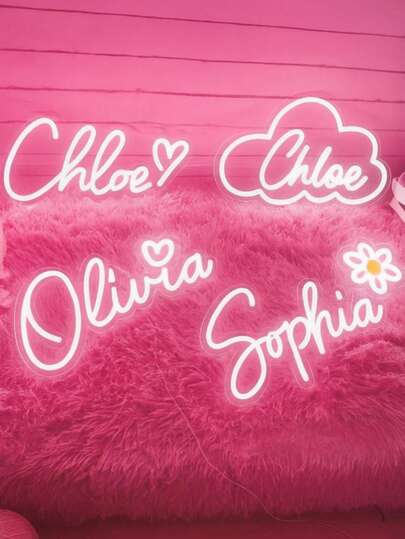 Custom Led Neon Sign Room Backdrop Decor,Personalised Gifts,USB Power, Romantic Home Decor, Perfect For Wall Decor, Christmas, Halloween, Party