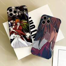 Funda de teléfono Funda de teléfono K-Kenshin Compatible con 17 R-Rurouni 16 15 14 13 12 11 Plus Pro Max Mini Cubierta brillante HD Película protectora dura - Compatible con Funda 17, Funda 17 Pro, Funda 17 Pro Max - Z3 - Ver 1
