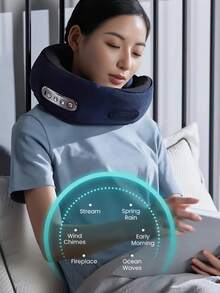PHILIPS ماساج فيليبس ثلاثي الأبعاد شبيه بالإنسان يوفر دعمًا مريحًا بزاوية 360 درجة للرقبة