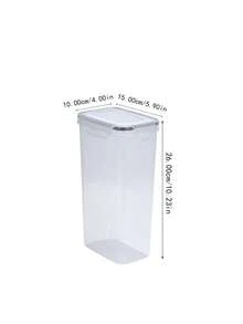 1/3/6 件带盖密封意大利面食储存容器，2.5 升大型塑料食品容器，带标签和标记，用于在食品储藏室和厨房橱柜中储存面粉、糖、意大利面和干货 - 彩色 - 查看 8
