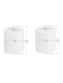 10-Roll Pack 4-Ply Thick Household Toilet Paper, Family Essential Includes Tissues, Facial Tissues And Napkins. Family Pack Suitable For Cleaning And Daily Use, Soft Material, Applicable For Home, Hotel And Guestroom