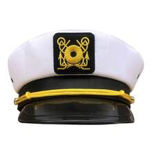 1pc Men's Captain Hat, Uniform Prop Captain Cap, Suitable For Party Accessories - Multicolor - View 4