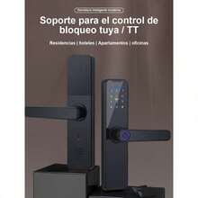 cerradura de puerta inteligente TTlock Bluetooth/Tuya Wifi contraseña de huella digital 13,56 MHZ tarjeta IC sin llave Smartlife Home - 22x180 - Ver 3