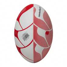 Canterbury of New Zealand Thrillseeker Play Rugby Ball (White/Red) - 100% Mixed - (CS1895) - Red - View 2