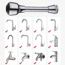 360 Degree Faucet Anti Splash Head Kitchen Water Saver Universal Rotating Bubbler Filter Nozzle Booster Nozzle Kitchen Tools - Bạc - Xem 4
