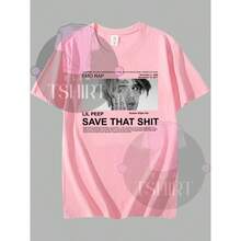 Save That   Vintage T-Shirt Blouse Unisex Men Women 100% Cotton Top Premium Streetwear New Arrival Fast Shipping Various Colors!! Plus Size - 淺粉色 - 查看 1