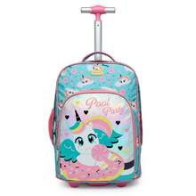 Spector Backpack Kit Lunch Box Pencil Case Wheels Children's Female School - Sky Blue - View 10