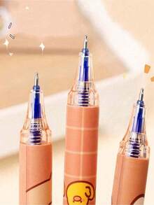 6 bolígrafos de gel borrables, aptos para oficina y estudio, bolígrafos de bola borrables de alta calidad y lindos con clic lateral, fáciles de borrar, excelentes para estudiantes