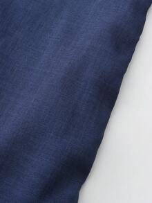 2025New Small Stand Collar Moroccan Man's Thobe Long Sleeve Embroidery Design Muslim Man Abaya Islamic Loose Men Jeliba Saudi Arabian Traditional Clothing - Navy Blue - View 10