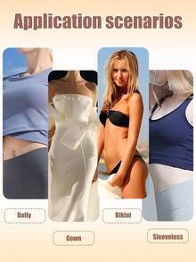 1件装女士吊带隐形提拉文胸，硅胶材质，隐形肩带提拉塑形，适合搭配婚纱、露背装、吊带裙、紧身裙、薄纱上衣、吊带套装，也适用于新娘送礼会、旅行、派对、鸡尾酒会、婚礼、正式晚宴、慈善活动、毕业典礼、约会之夜等场合。 - 咖啡棕 - 查看 7